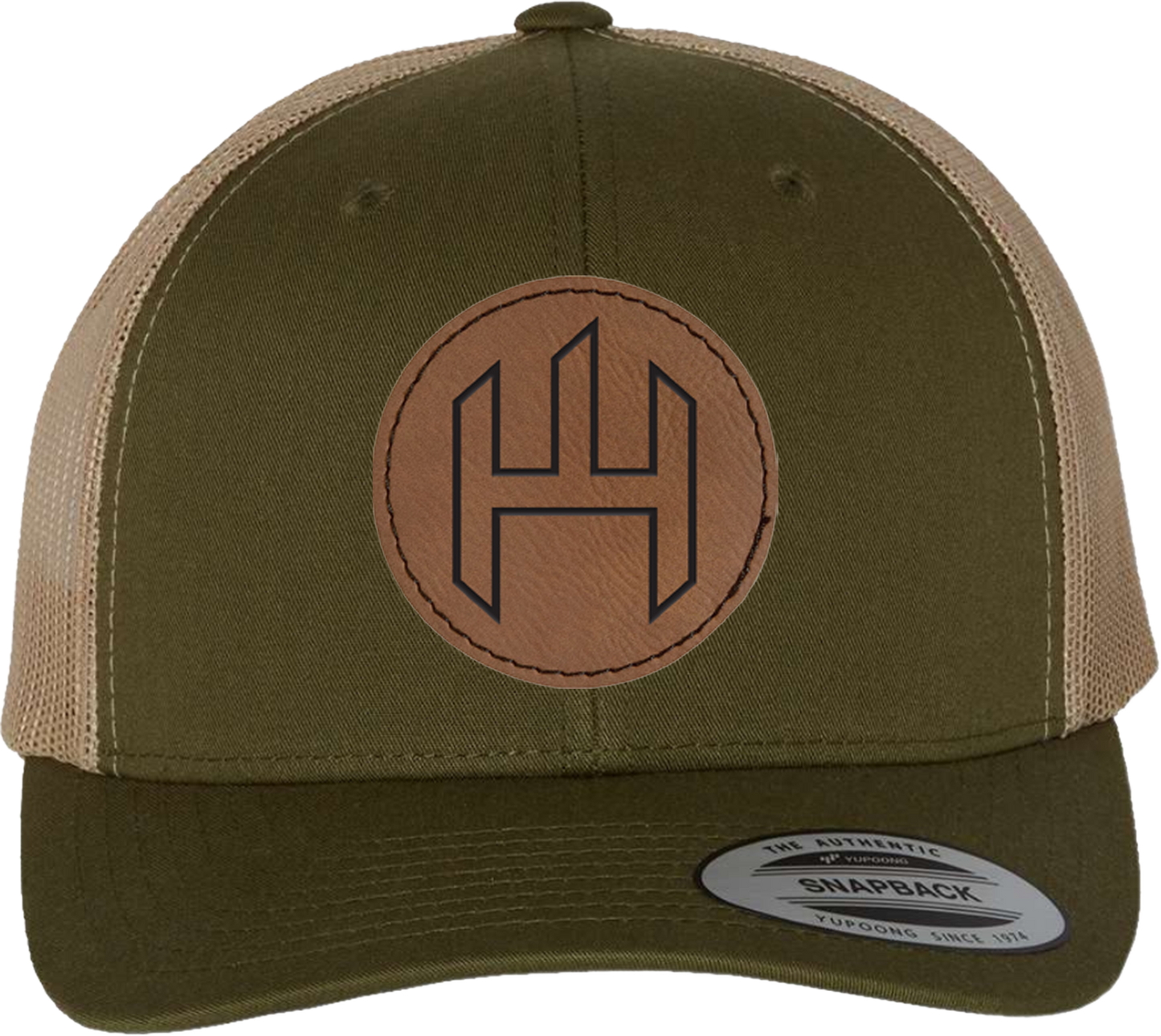 Hunt Warz Leather Patch Hat