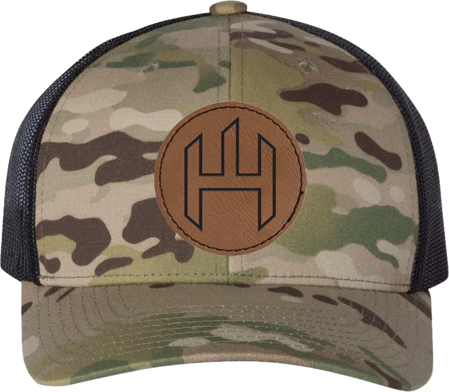 Hunt Warz Leather Patch Hat